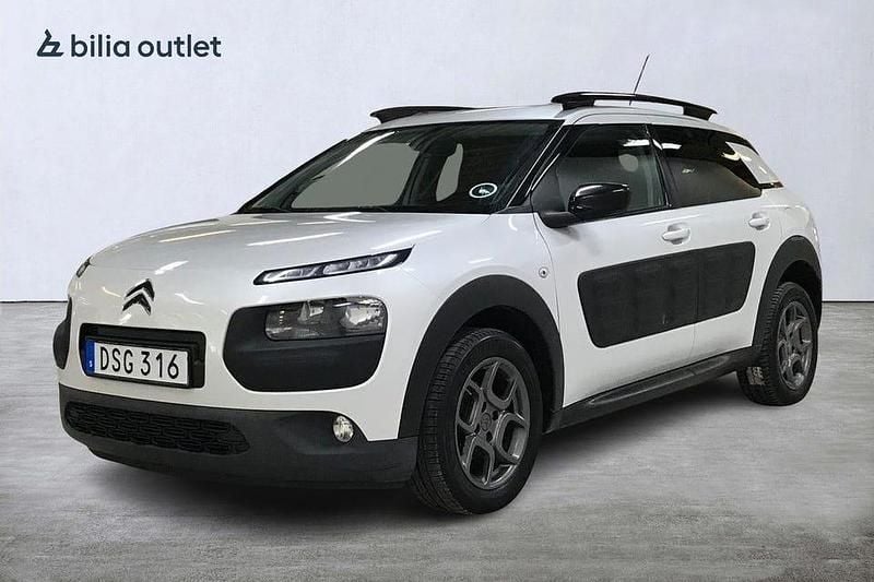 Begagnad Citroën C4 Cactus PureTech 82 HK (60 kW) 2014 Vit Halvkombi