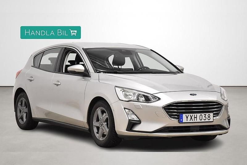 Begagnad Ford Focus Titanium 125 HK (91 kW) 2018 Grå Halvkombi