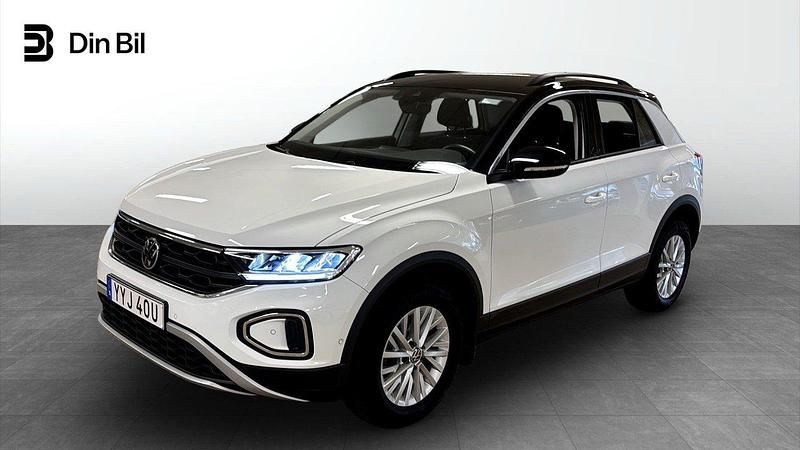 Vit Begagnad 2022 VW T-Roc Life SUV | 229 900 kr (Marknadspris) - Bild 1/4