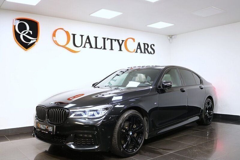 Svart Begagnad 2016 BMW 730 Executive Sedan | 399 000 kr (Marknadspris) - Bild 1/4