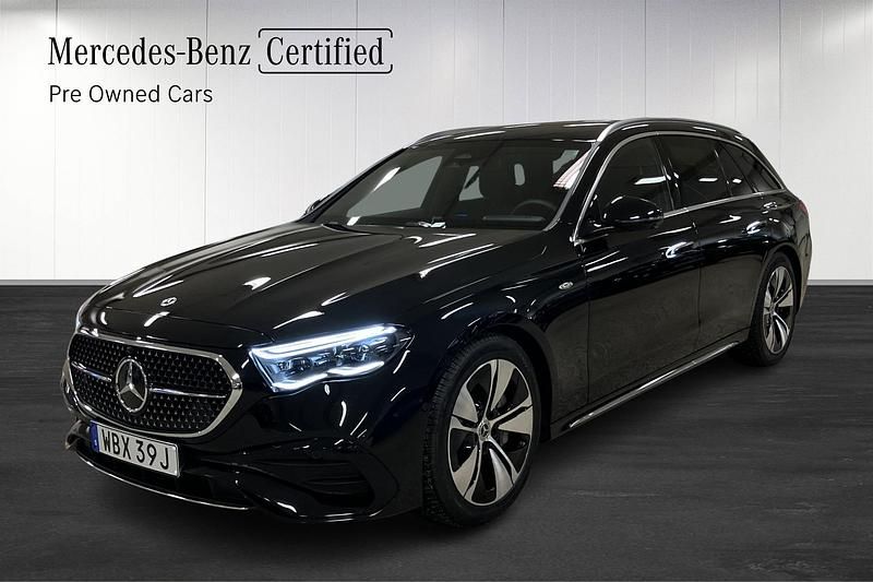 Svart Begagnad 2024 Mercedes E300 AMG line Kombi | 679 000 kr (Bra pris) - Bild 1/4