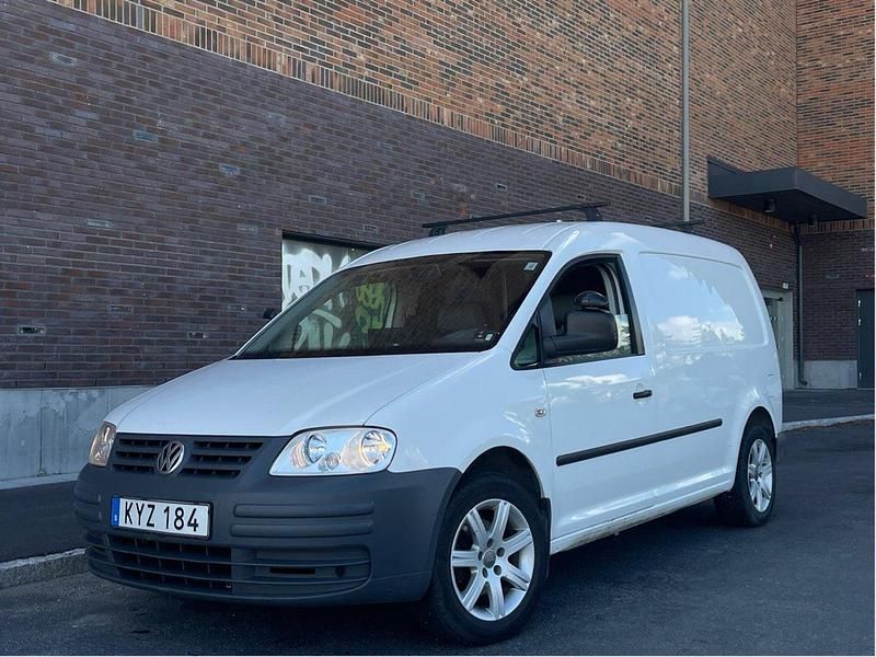 Vit Begagnad 2010 VW Caddy Maxi Minibuss | 38 500 kr - Bild 1/4
