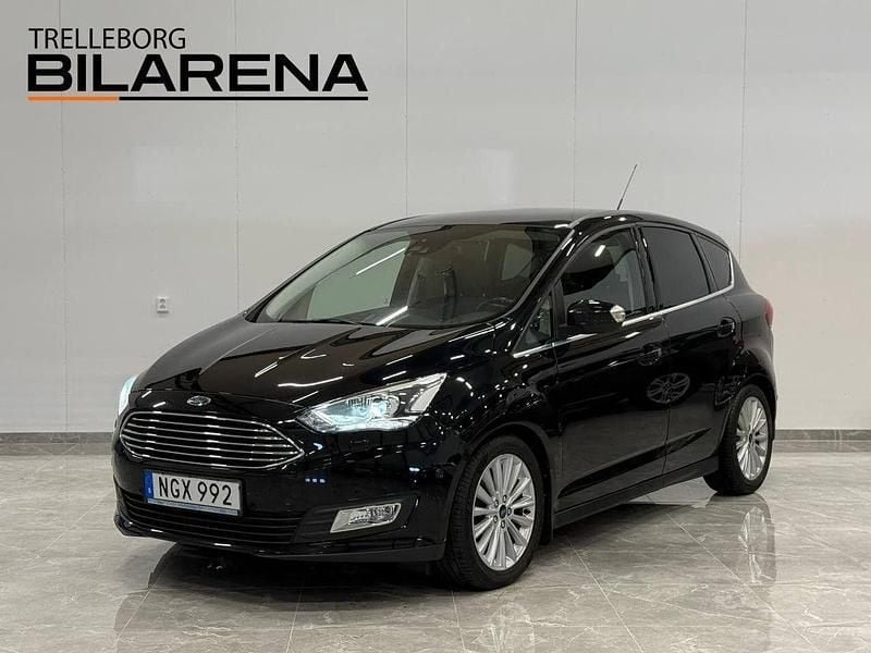 Svart Begagnad 2016 Ford C-MAX Titanium Minibuss | 114 900 kr - Bild 1/4