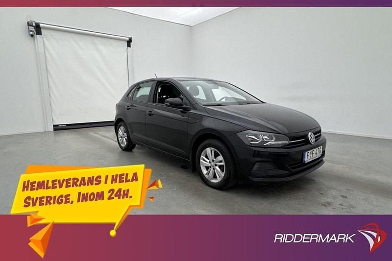 Svart Begagnad 2019 VW Polo Halvkombi | 123 400 kr (Marknadspris) - Bild 1/3