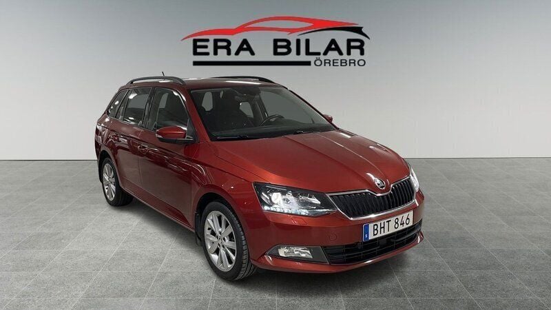 Begagnad Skoda Fabia Elegance 111 HK (81 kW) 2015 Röd Halvkombi