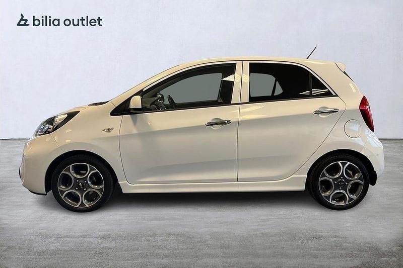Begagnad Kia Picanto 67 HK (49 kW) 2015 Vit Halvkombi