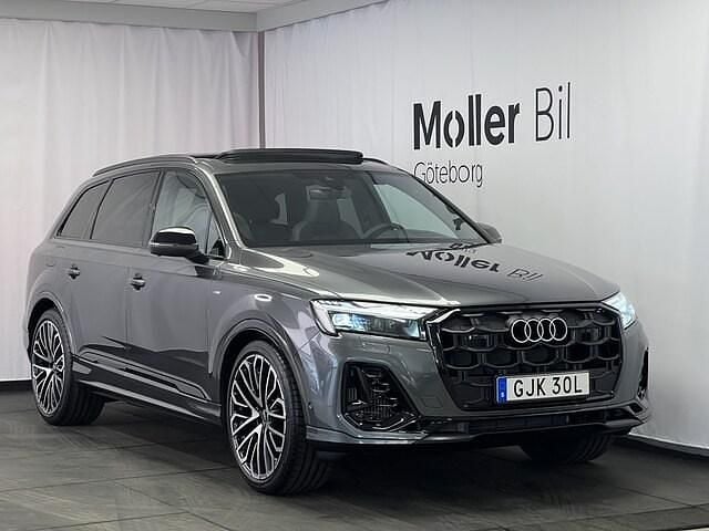 Daytonagrå pärleffekt Begagnad 2025 Audi Q7 S-Line SUV | 1 089 900 kr - Bild 1/4