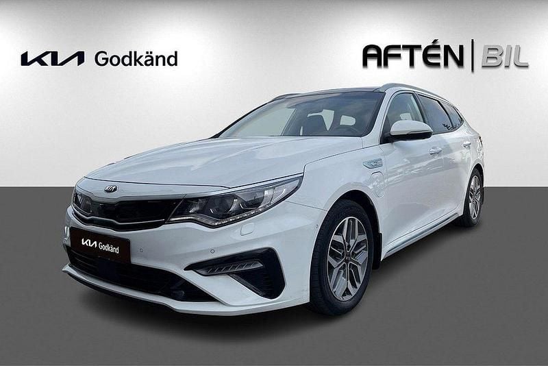Vit Begagnad 2019 Kia Optima Hybrid 2 Sedan | 234 900 kr (Lite dyr) - Bild 1/4