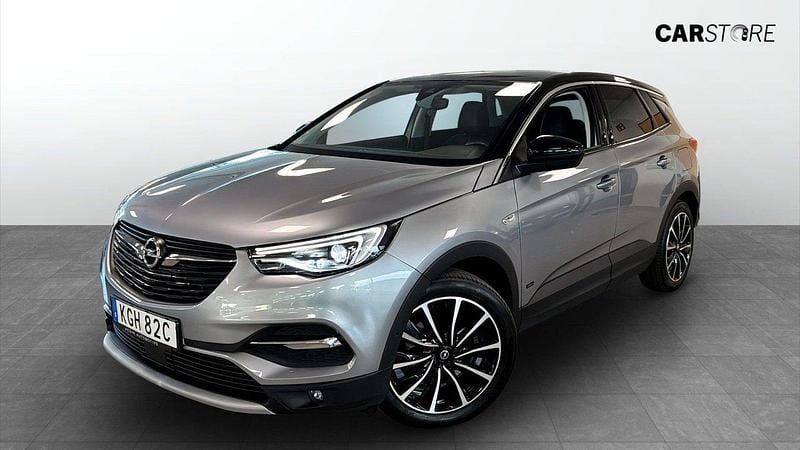 Grå (grey) Begagnad 2021 Opel Grandland X SUV | 259 900 kr (Bra pris) - Bild 1/4