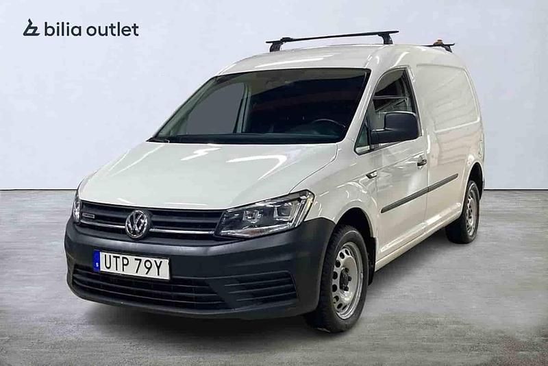 Vit Begagnad 2019 VW Caddy Maxi Minibuss | 239 900 kr (Lite dyr) - Bild 1/1