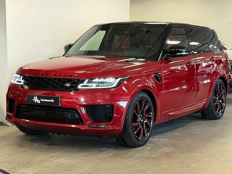 Begagnad Land Rover Range Rover Sport Autobiography 525 HK (386 kW) 2018 Röd SUV