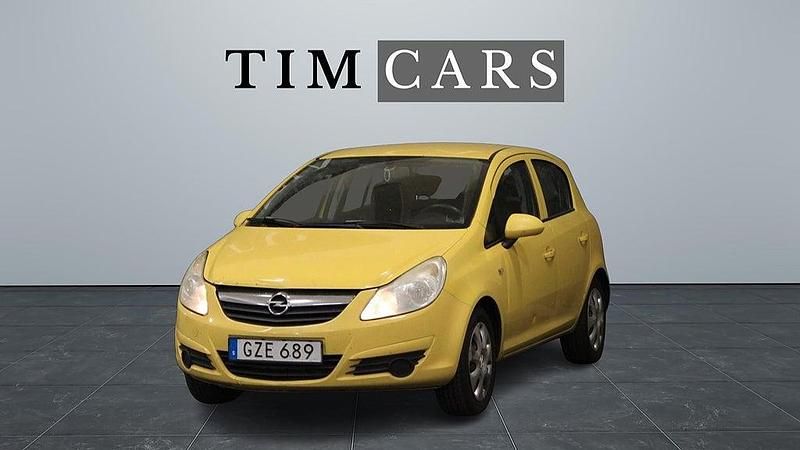 Gul Begagnad 2008 Opel Corsa Halvkombi | 19 999 kr (Marknadspris) - Bild 1/4