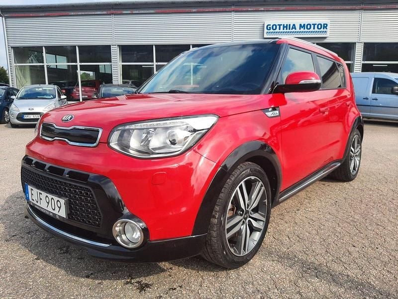 Röd Begagnad 2015 Kia Soul SUV | 89 900 kr (Bra pris) - Bild 1/4