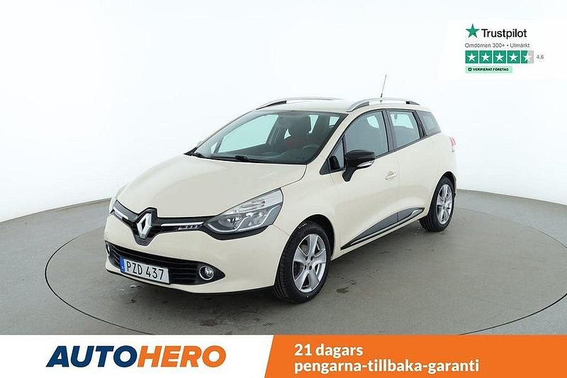 Vit Begagnad 2015 Renault Clio GrandTour Expression Kombi | 86 000 kr (Marknadspris) - Bild 1/4