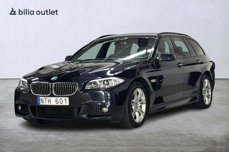 Svart Begagnad 2011 BMW 520 M Sport Kombi | 149 900 kr (Dyr) - Bild 1/4