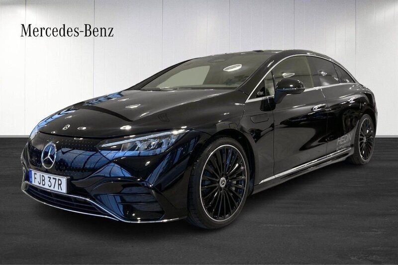 Svart (black) Begagnad 2024 Mercedes EQE350 Sedan | 749 900 kr (Dyr) - Bild 1/4