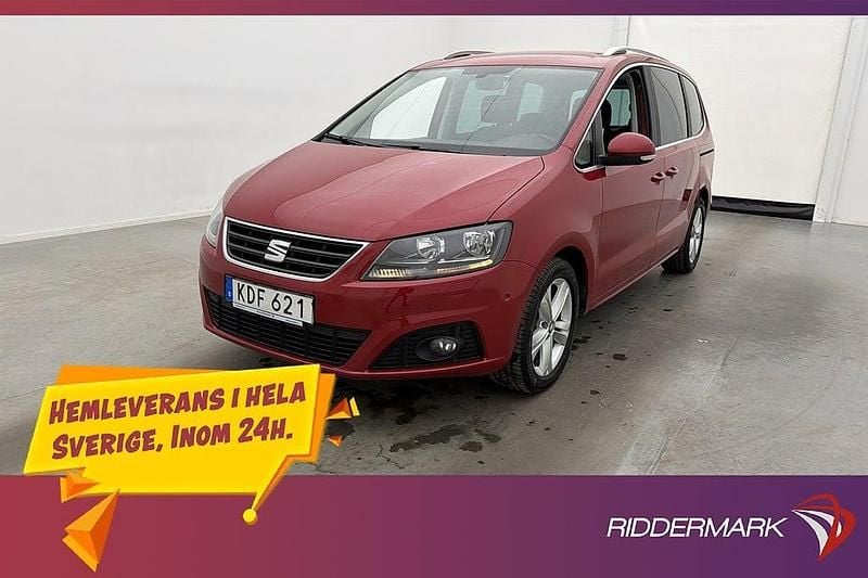 Röd Begagnad 2015 Seat Alhambra Minibuss | 159 800 kr (Marknadspris) - Bild 1/3