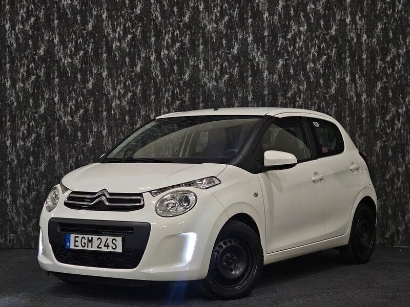 Vit Begagnad 2020 Citroën C1 Halvkombi | 89 999 kr (Marknadspris) - Bild 1/4