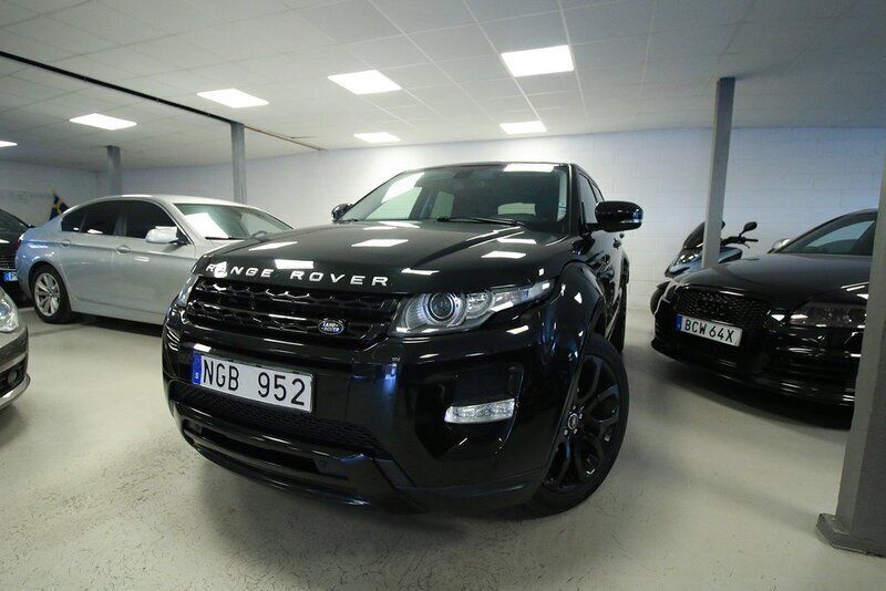 Begagnad Land Rover Range Rover evoque Dynamic 191 HK (140 kW) 2012 Svart SUV