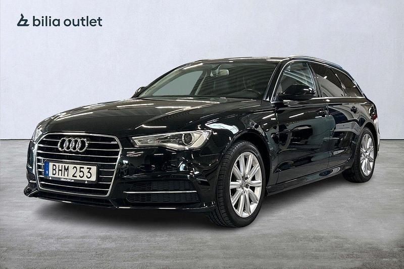Svart Begagnad 2015 Audi A6 S-Line Kombi | 184 900 kr (Marknadspris) - Bild 1/3