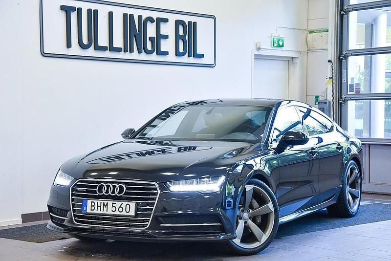 Svart Begagnad 2015 Audi A7 S-Line Halvkombi | 294 900 kr (Marknadspris) - Bild 1/4