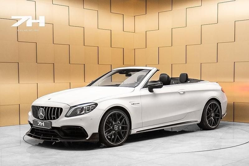 Vit Begagnad 2022 Mercedes C63 AMG AMG Cab | 749 900 kr - Bild 1/4