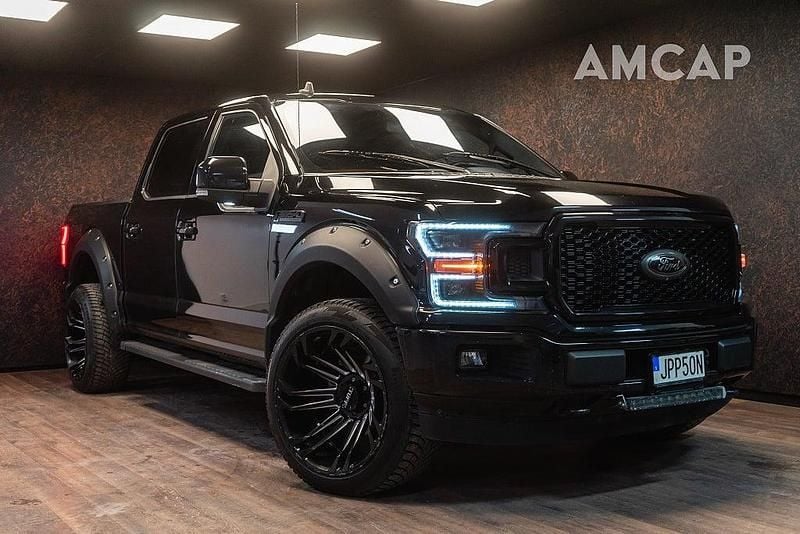 Svart Begagnad 2020 Ford F-150 Lariat Pickup | 599 500 kr - Bild 1/4