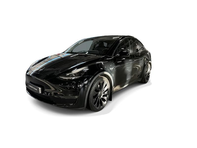 Svart Begagnad 2022 Tesla Model Y Performance SUV | 419 700 kr (Lite dyr) - Bild 1/4