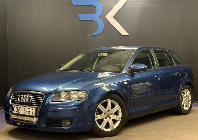 Blå Begagnad 2007 Audi A3 Comfort Kombi | 44 900 kr (Marknadspris) - Bild 1/4