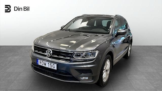 Grå Begagnad 2019 VW Tiguan Executive SUV | 234 900 kr (Bra pris) - Bild 1/4