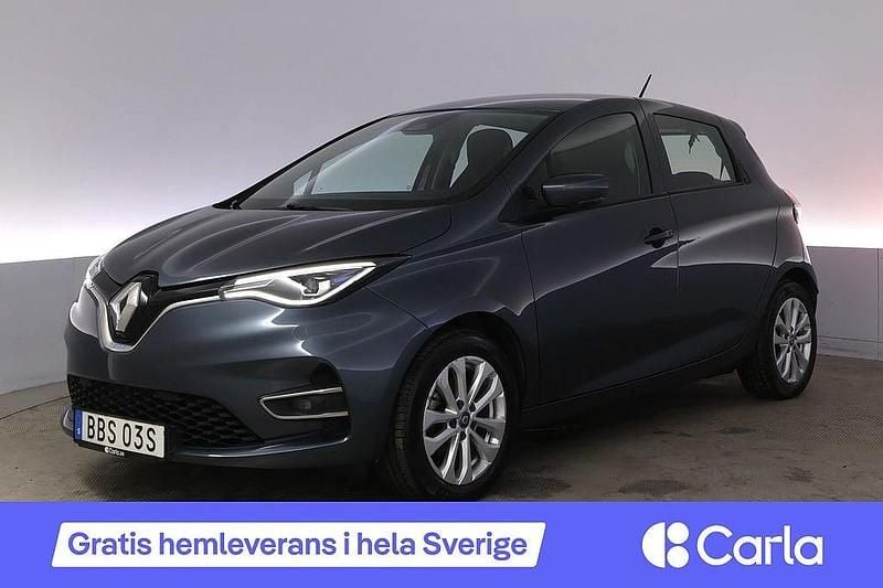 Grå Begagnad 2021 Renault Zoe Zen Halvkombi | 156 990 kr (Marknadspris) - Bild 1/4