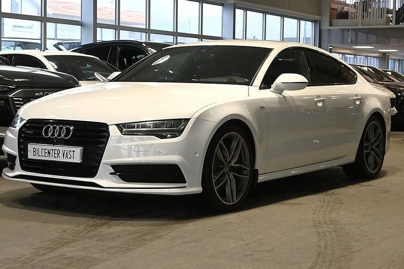 Begagnad Audi A7 Sportback S-Line 218 HK (160 kW) 2017 Vit Halvkombi