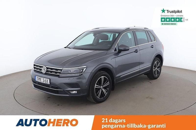 Mörkgrå Begagnad 2020 VW Tiguan SUV | 269 000 kr (Superpris) - Bild 1/4