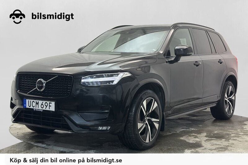 Svart Begagnad 2021 Volvo XC90 R-Design SUV | 508 900 kr (Marknadspris) - Bild 1/3
