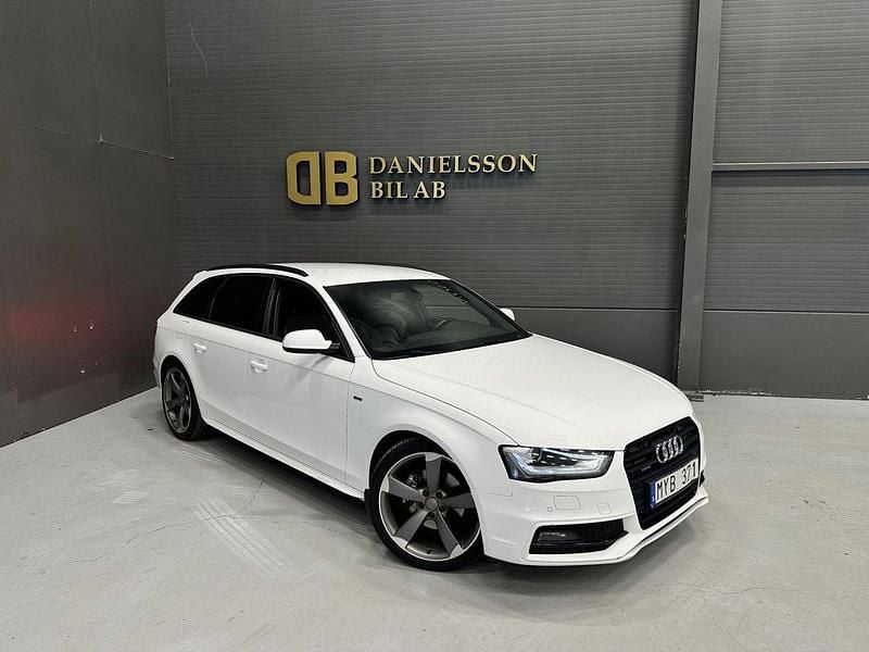 Vit Begagnad 2013 Audi A4 S-Line Kombi | 129 800 kr (Lite dyr) - Bild 1/4