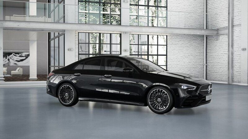 Svart Ny 2025 Mercedes CLA200 Advanced Plus Sedan | 447 400 kr - Bild 1/2