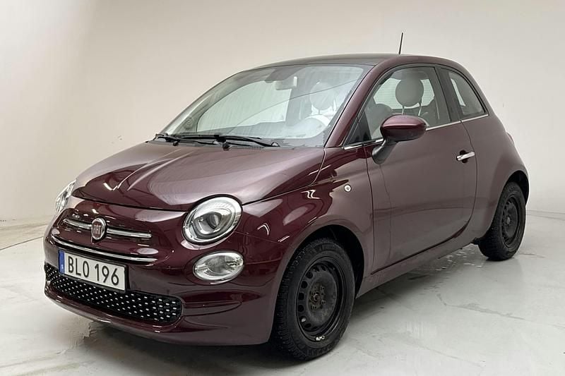 Röd Begagnad 2019 Fiat 500 Lounge | 99 000 kr (Marknadspris) - Bild 1/4