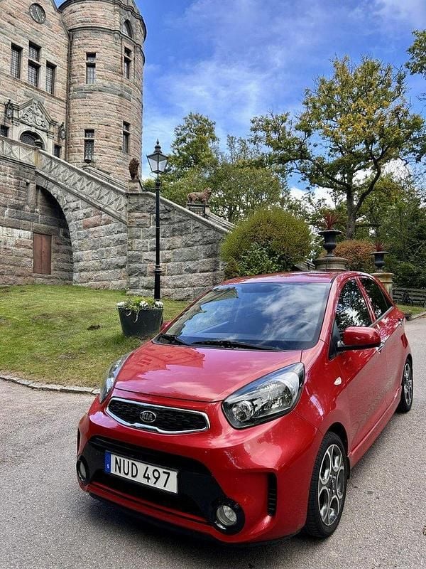 Röd Begagnad 2016 Kia Picanto Halvkombi | 79 000 kr (Marknadspris) - Bild 1/4