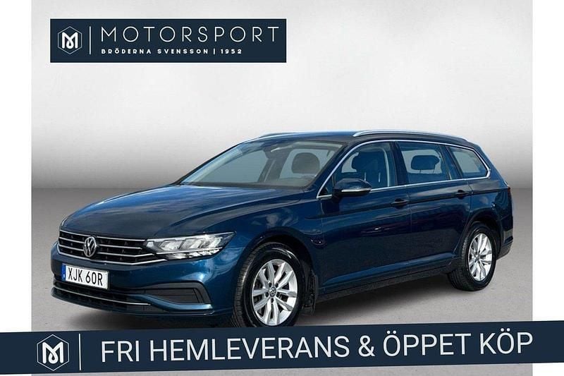 Blå Begagnad 2019 VW Passat Kombi | 217 900 kr (Marknadspris) - Bild 1/3