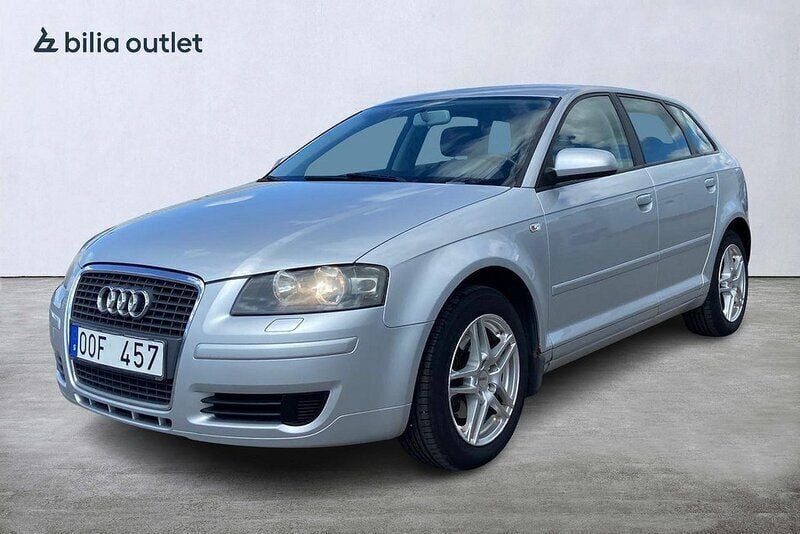 Silver Begagnad 2007 Audi A3 Sportback Proline Halvkombi | 28 000 kr (Bra pris) - Bild 1/3