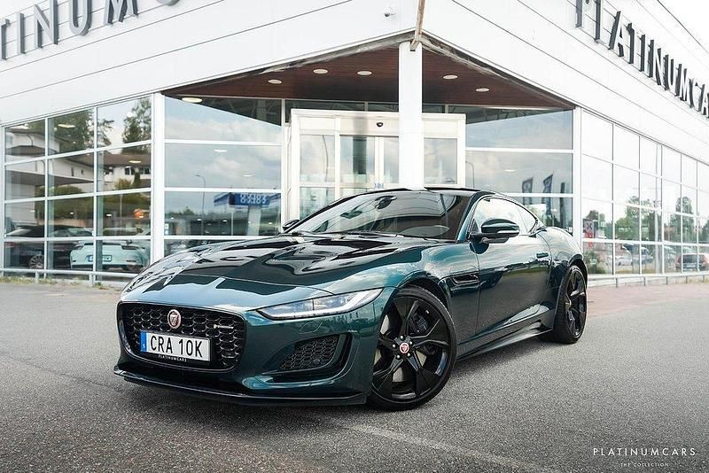 Grön Begagnad 2022 Jaguar F-Type R-Dynamic Sportkupé | 599 000 kr (Dyr) - Bild 1/4
