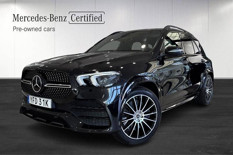 Svart (black) Begagnad 2022 Mercedes GLE350e SUV | 749 000 kr (Marknadspris) - Bild 1/4