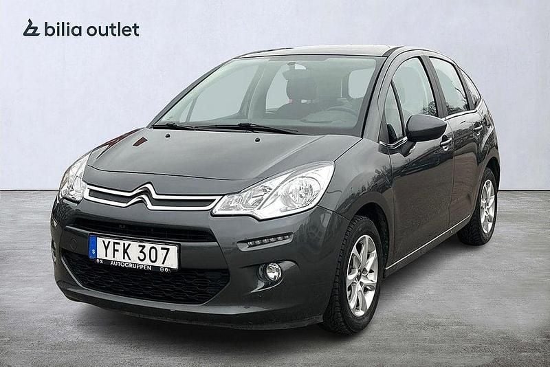 Grå Begagnad 2016 Citroën C3 | 69 900 kr - Bild 1/4