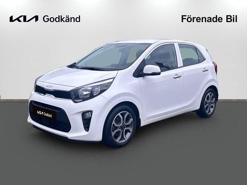 Vit Begagnad 2022 Kia Picanto Advance Halvkombi | 149 900 kr (Marknadspris) - Bild 1/4