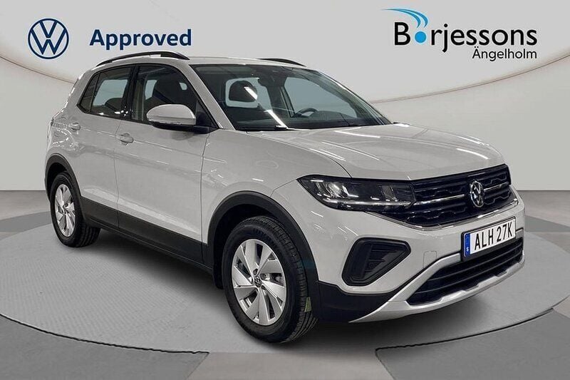 Ljusgrå (grå) Begagnad 2024 VW T-Cross SUV | 224 000 kr (Marknadspris) - Bild 1/4