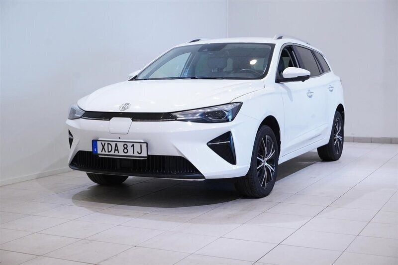 Vit Begagnad 2022 MG MG5 EV Kombi | 219 900 kr (Marknadspris) - Bild 1/4