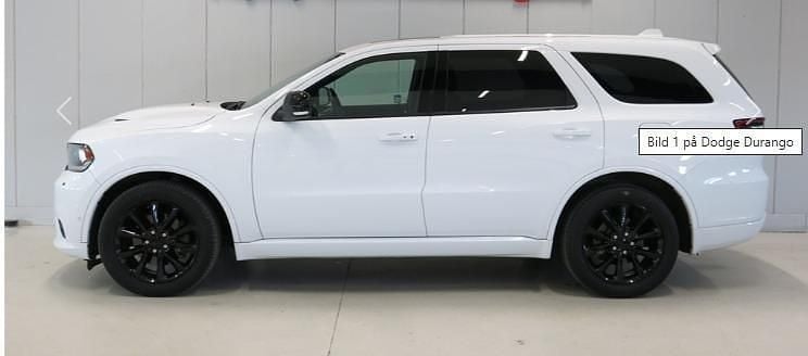 Vit Begagnad 2018 Dodge Durango SUV | 399 999 kr - Bild 1/1