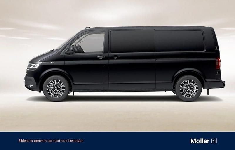 Deep black perleffekt Begagnad 2021 VW T6.1 Van | 389 000 kr (Dyr) - Bild 1/4