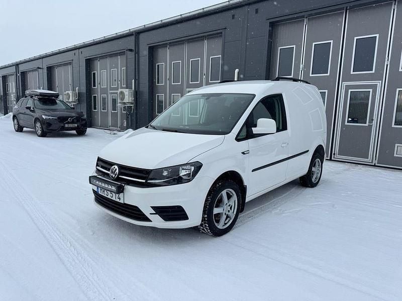 Begagnad VW Caddy 122 HK (89 kW) 2018 Vit Minibuss