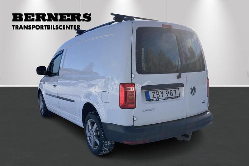 Begagnad VW Caddy Maxi 150 HK (110 kW) 2018 Vit Minibuss